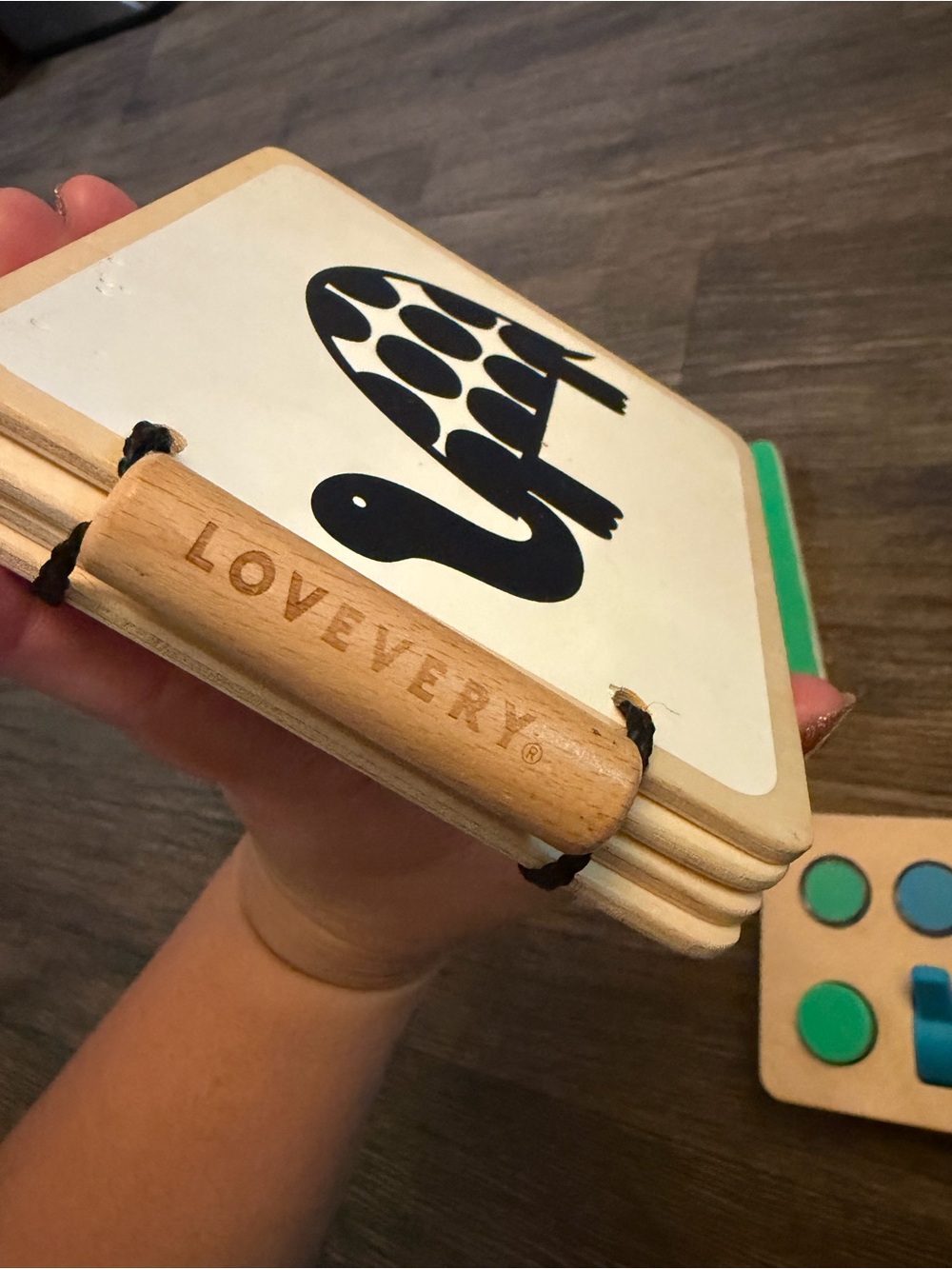 Lovevery My First Signs Board Book , Sensory Switchboard & Wooden Board Book - Picture 4 of 5